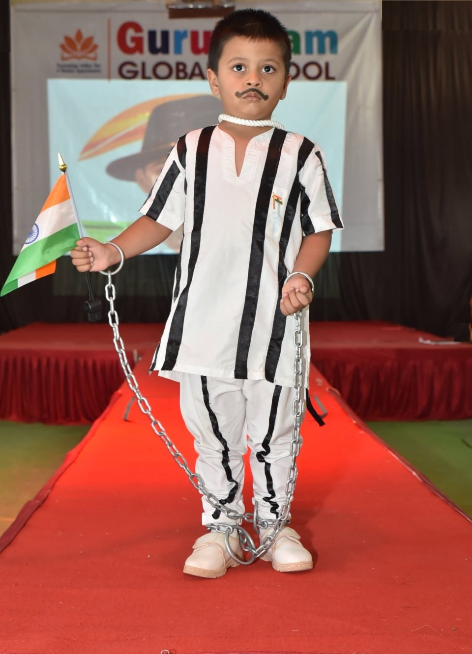 A freedom fighter in chains