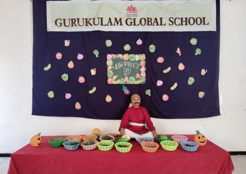 The Vegetable Day display, January 2024