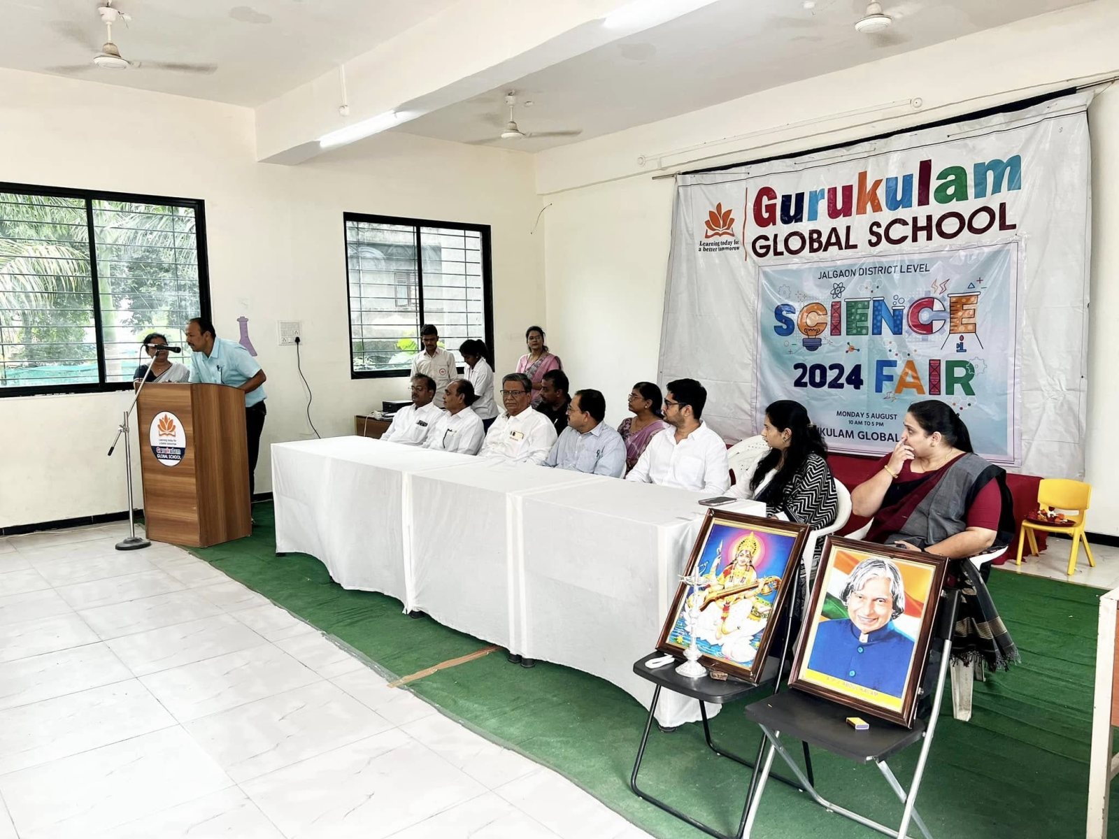 The inaugural session with the education officers and organisers