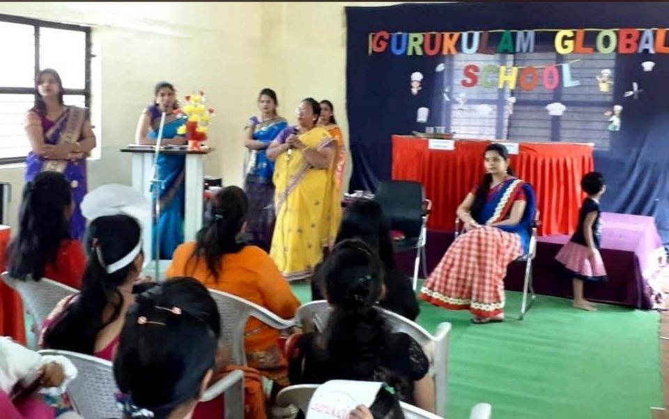 The audience in the hall