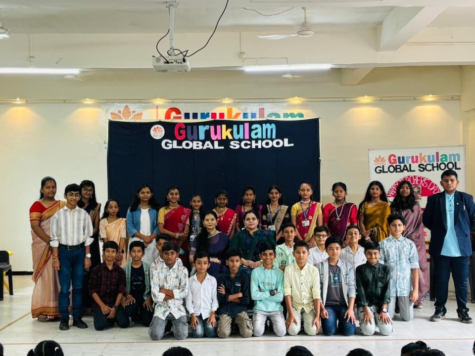 The senior classes on Diwali morning