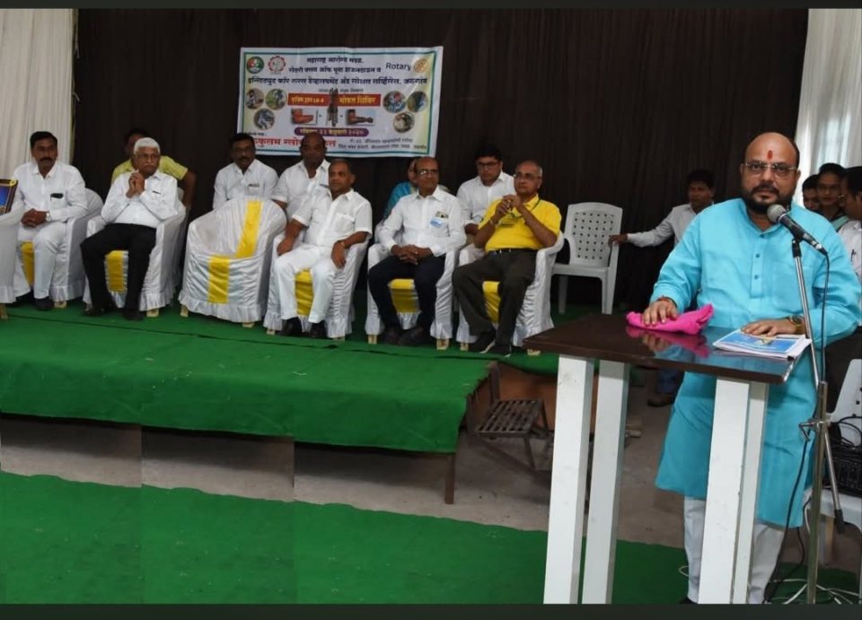 The dais at the seminar