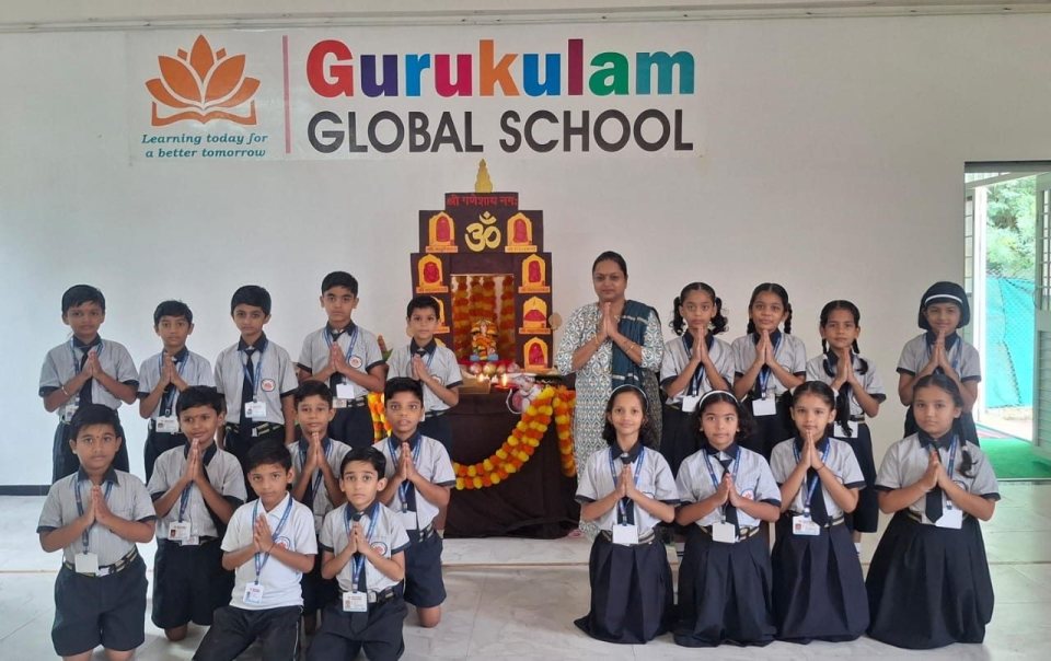 Diwali morning at school