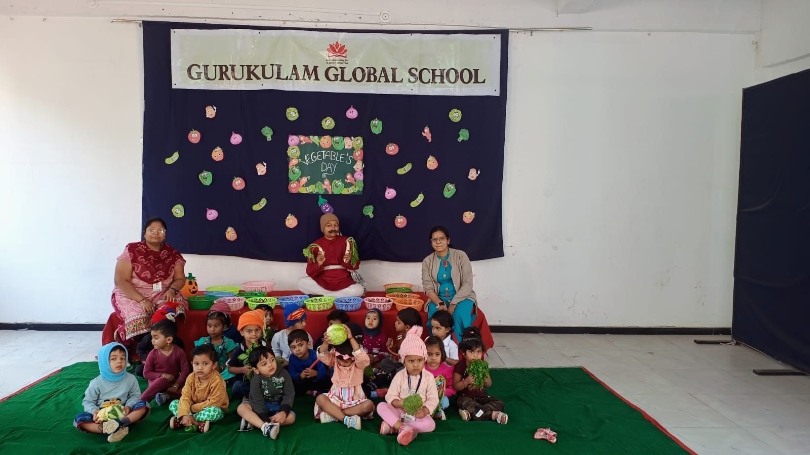 Vegetable Day for the pre-primary section
