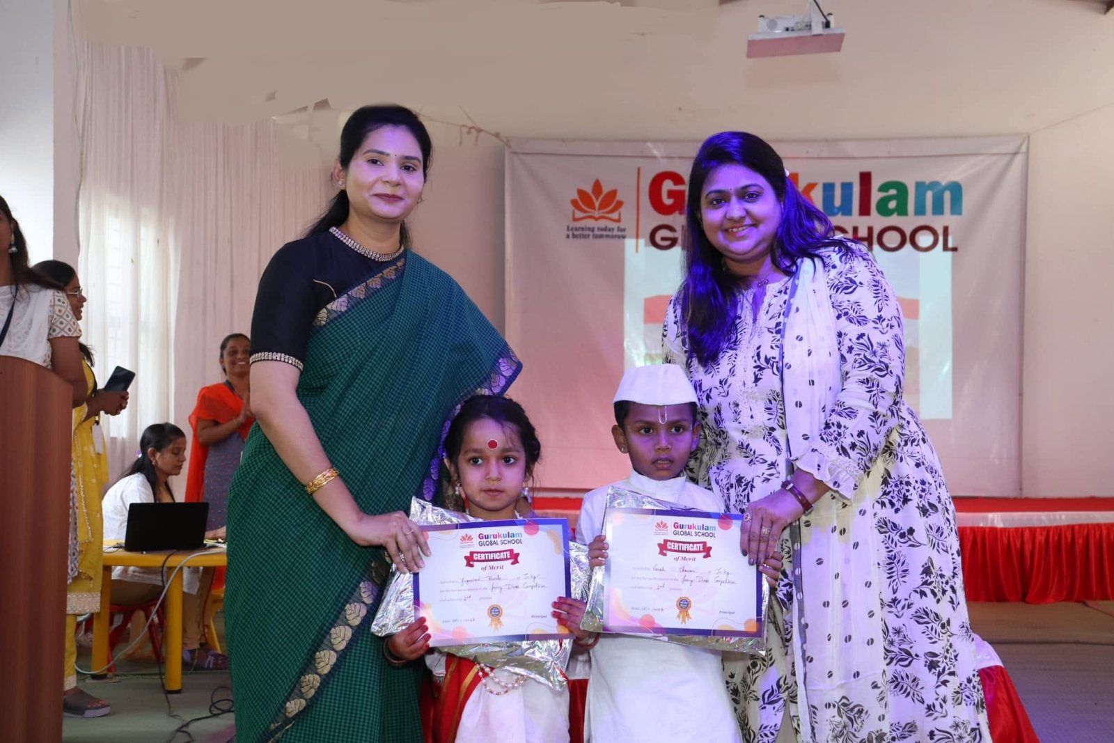 Certificates for the fancy-dress round